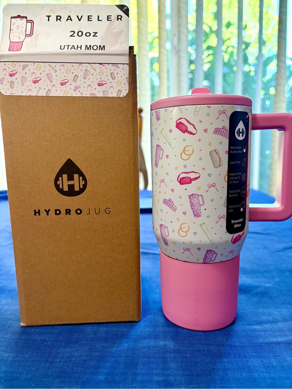 HydroJug Utah Mom 20oz Traveler